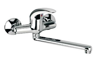 Slika proizvoda ARMAL SIENA2 JED. MIJEŠALICA ZA SUDOPER ZIDNA, IZLJEV 25 cm CH