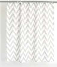 Slika proizvoda TUŠ ZAVJESA 180X200 POLYESTER platnena, svijetlo siva, valovi