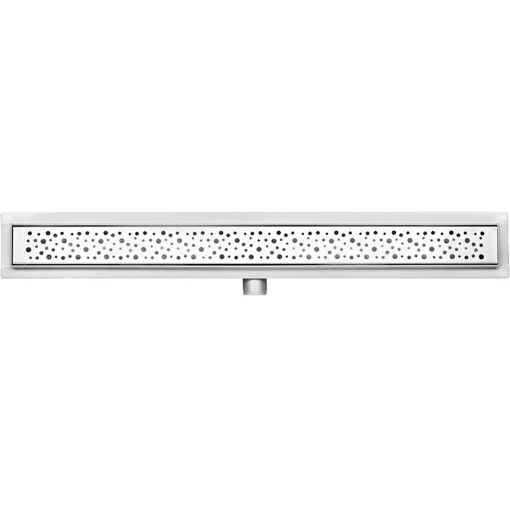 Slika proizvoda ARMAL POKLOPAC TUŠ KANALICE 60 CM - MJEHURIĆI inox, 60x7 cm