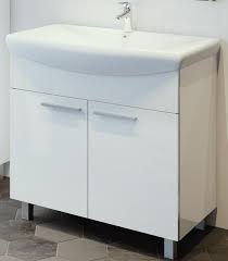Slika proizvoda ARMAL NEVA 2 75 BAZA NAMJEŠTAJA korpus bijela mat, fronta bijela sjaj; softclose; 71,4x34x80
