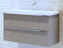 Slika proizvoda ARMAL IBIZA BAZA Š85 VISEĆI ELEMENT- 2 LADICE svijetli beton; 2 ladice slimbox; ručkica; 85x43x49 cm